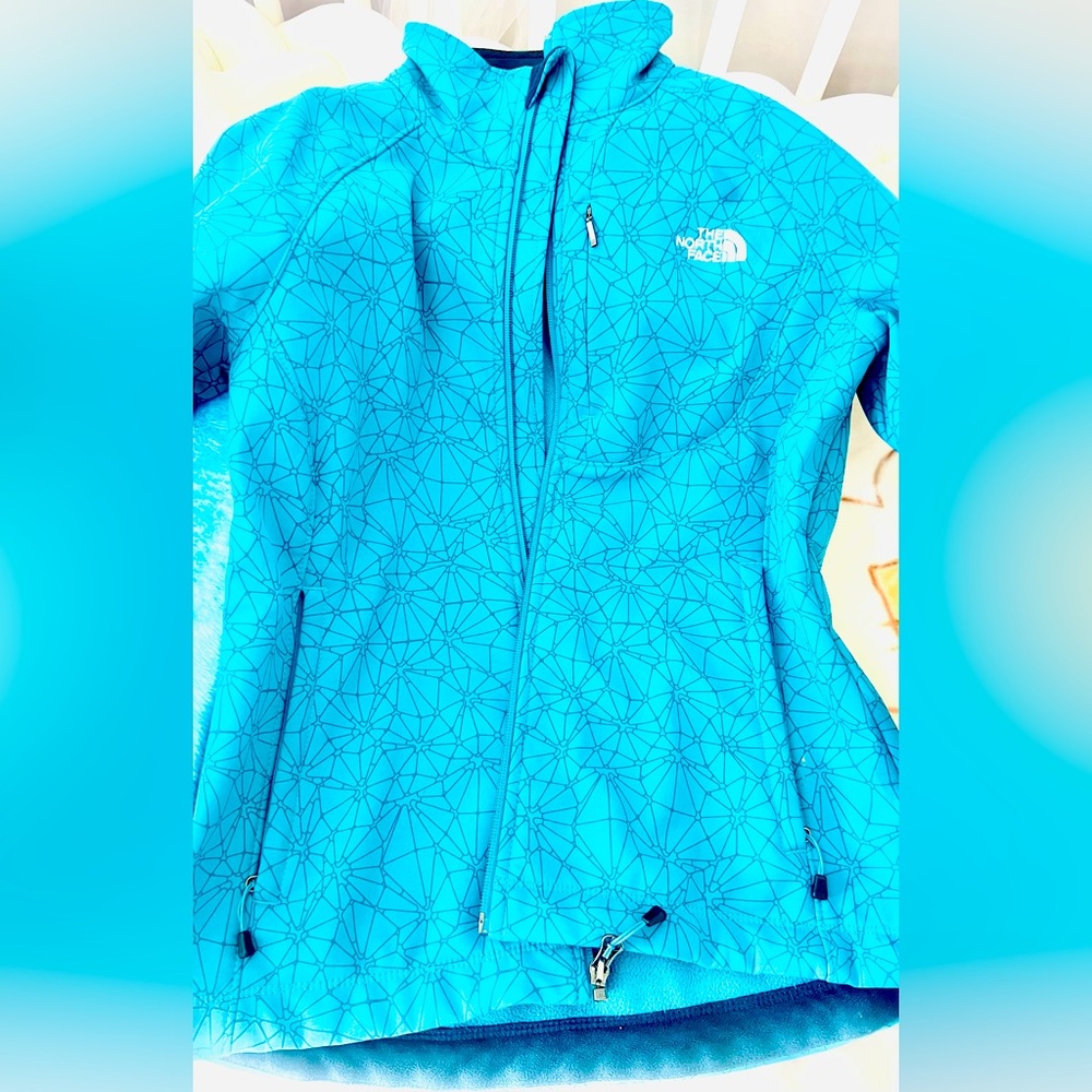 RARE - THE NORTH FACE Teal Aqua Women's Apex Bionic Softshell Jacket